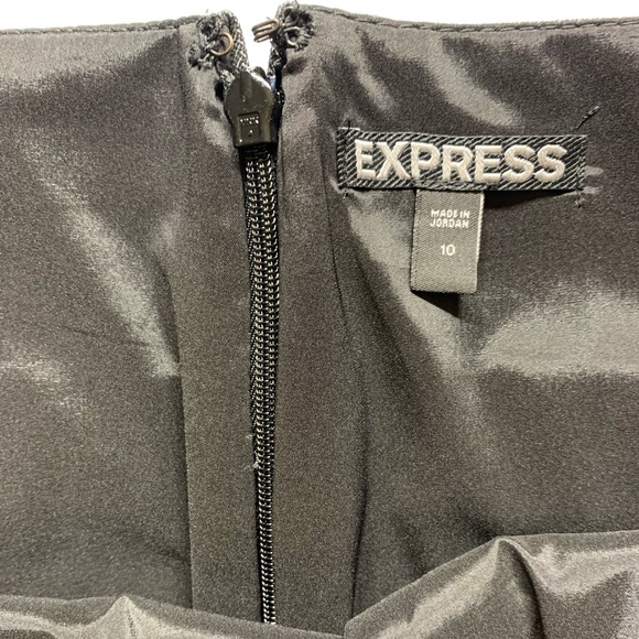 Express Grey Tweed Pencil Skirt - Picture 3 of 4